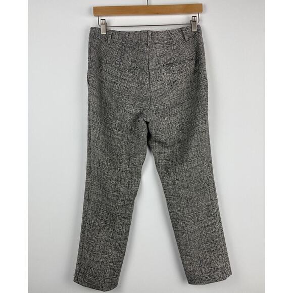 Ann Taylor Petite Tapered Black/Cream Pattern Dress Pants - Size 4P - Picture 5 of 7